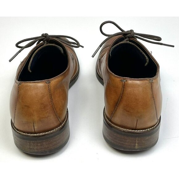COLE HAAN Mens US 11M British Tan Modern Essentials Cap Toe Oxfords SHOES EUC - Picture 4 of 6